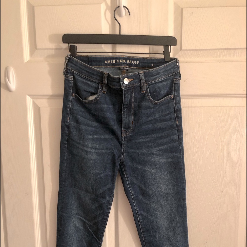 AEO Super Hi-Rise Jegging Crop Size 8